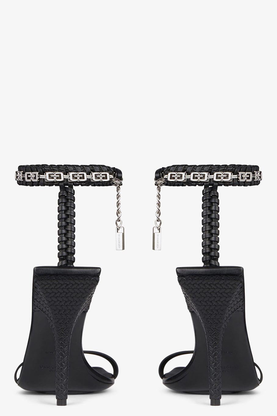 GIVENCHY-G Woven Ankle Strap Sandal-