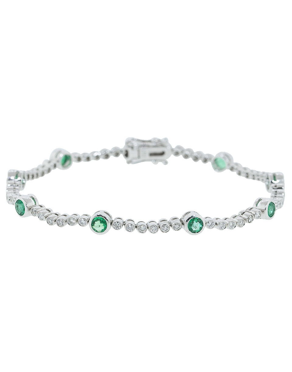 Emerald and Diamond Bracelet JEWELRYFINE JEWELBRACELET O GRAZIELA   