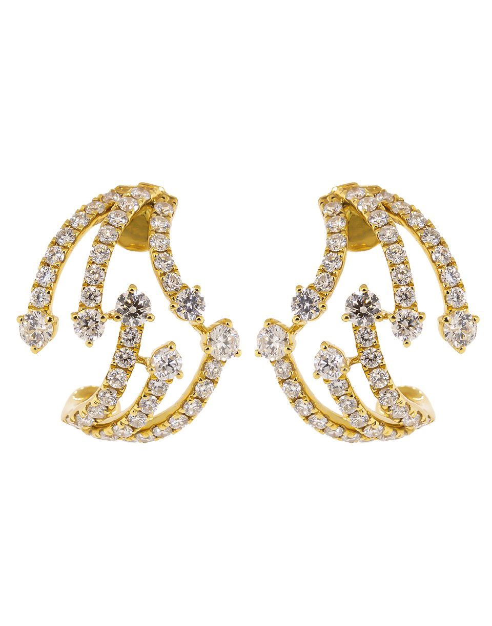 Diamond Cage Earrings JEWELRYFINE JEWELEARRING GRAZIELA   