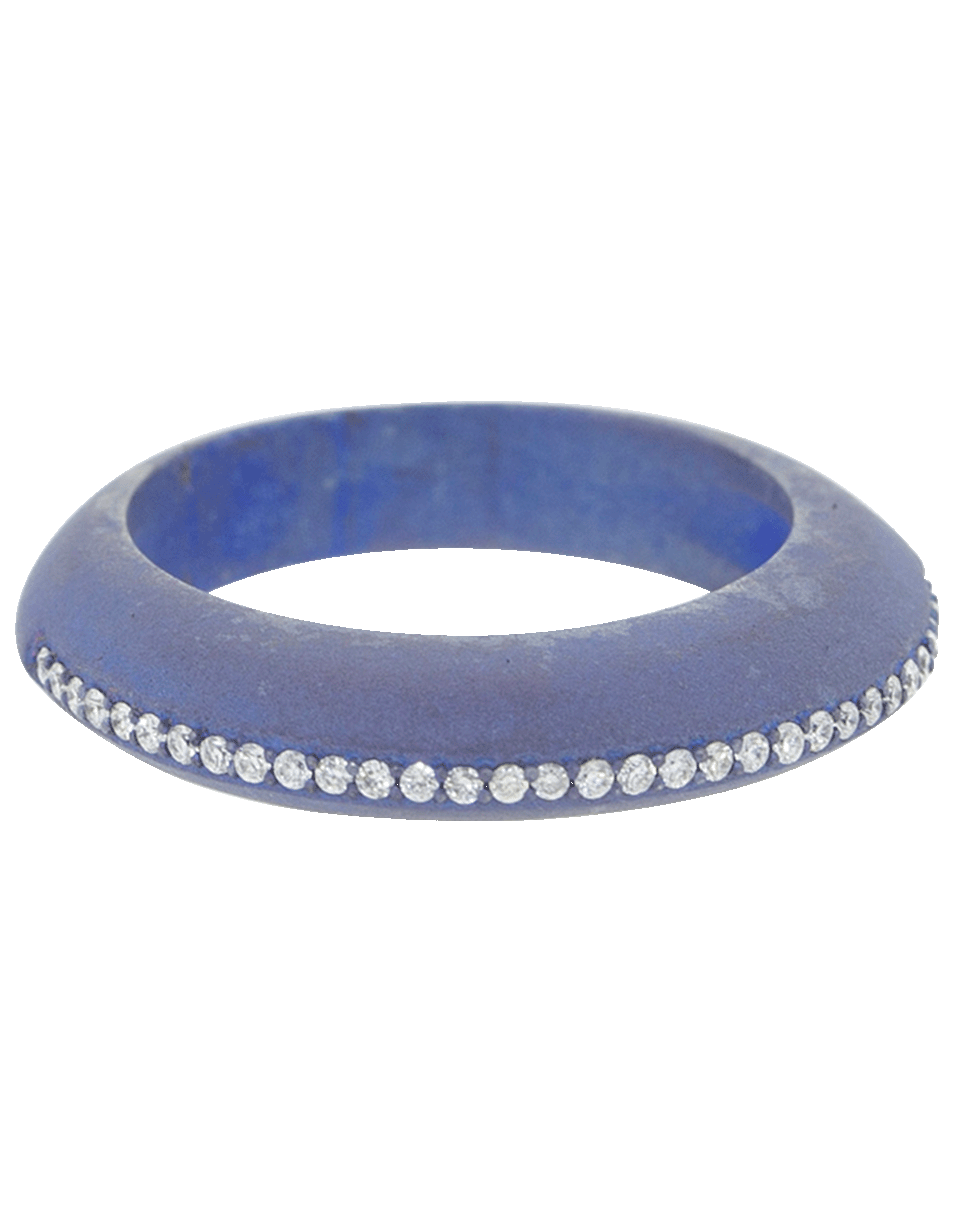 Diamond and Blue Matte Titanium Ring JEWELRYFINE JEWELRING GRAZIELA   