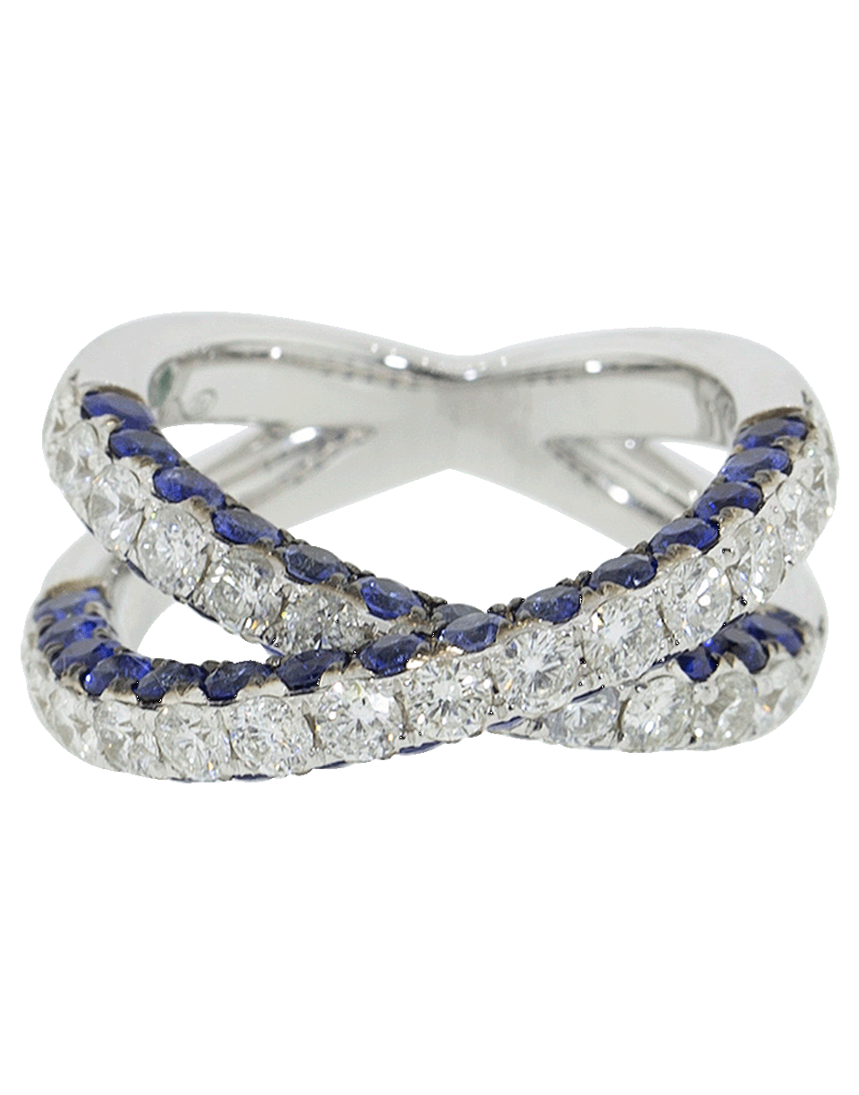 Blue Sapphire and Diamond Ring JEWELRYFINE JEWELRING GRAZIELA   