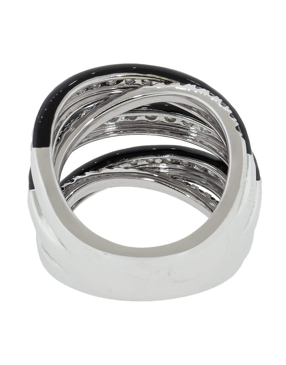 Black and White Diamond Enamel Ring JEWELRYFINE JEWELRING GRAZIELA   