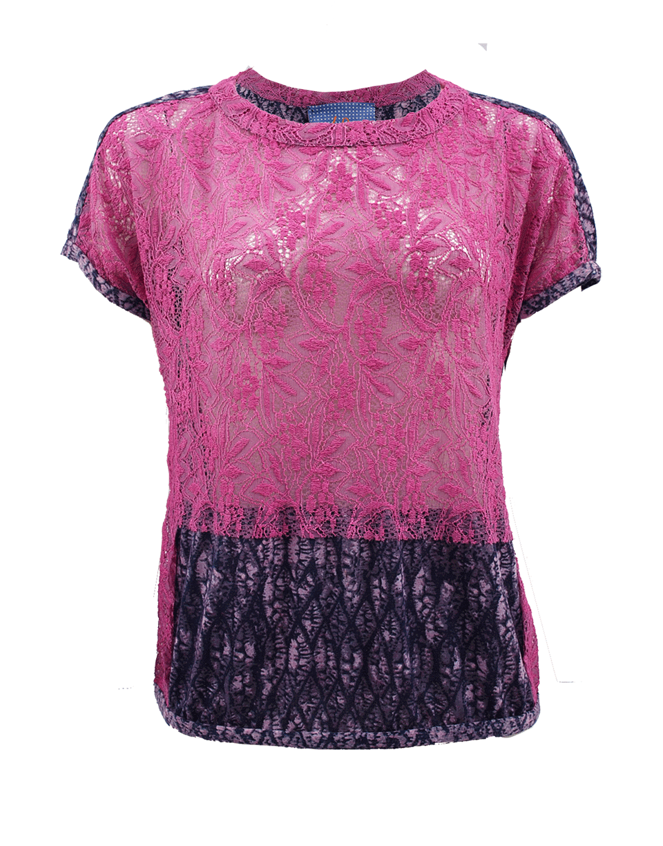 Drop Shoulder Lace Top CLOTHINGTOPT-SHIRT GREGORY PARKINSON   