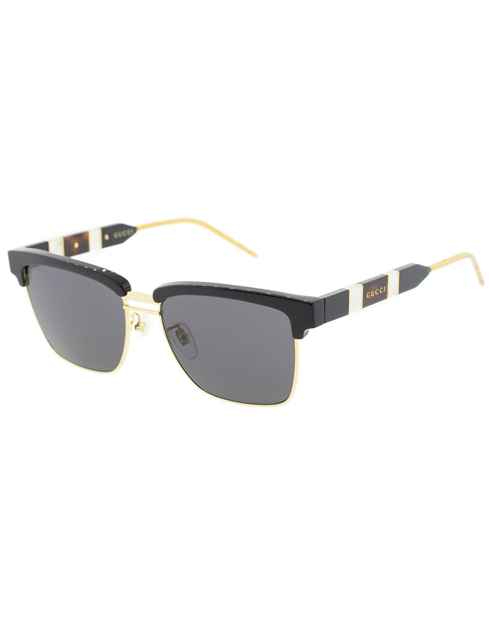 GUCCI-Black and Grey Sunglasses-BLK/GRY