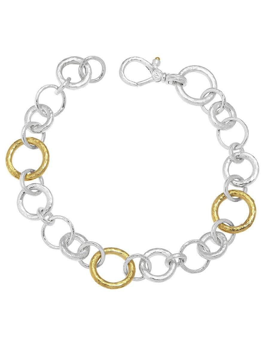 GURHAN-Hoopla Mix Link Silver Bracelet-SILVER