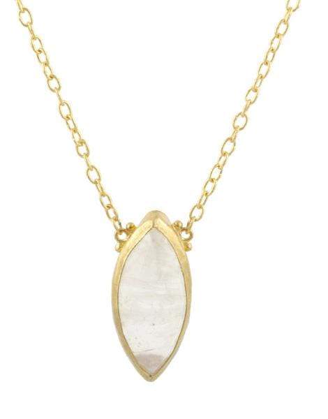 GURHAN-Elements Moonstone Necklace-YELLOW GOLD