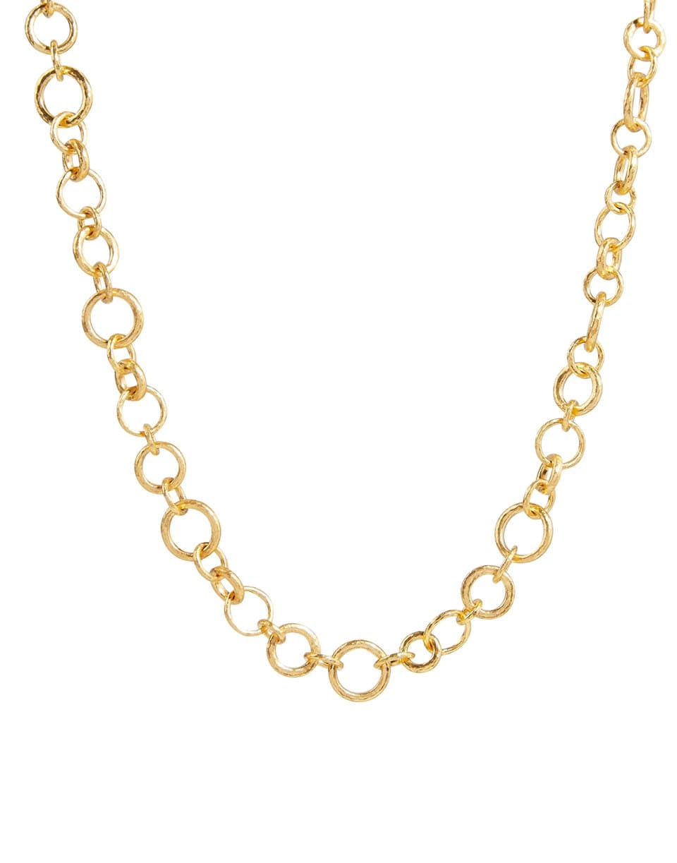 GURHAN-Open Link Gold Necklace-YELLOW GOLD