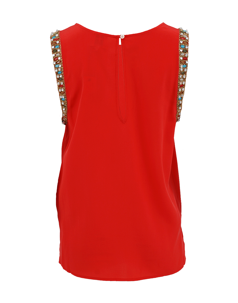 Embellished Muscle Tee CLOTHINGTOPT-SHIRT HAUTE HIPPIE   