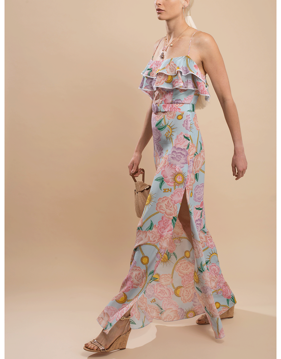 Luna Flora Maxi Frill Dress CLOTHINGDRESSCASUAL HAYLEY MENZIES   