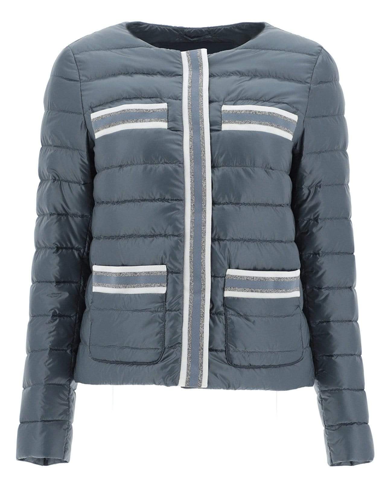 Nylon Striped Jacket – Marissa Collections