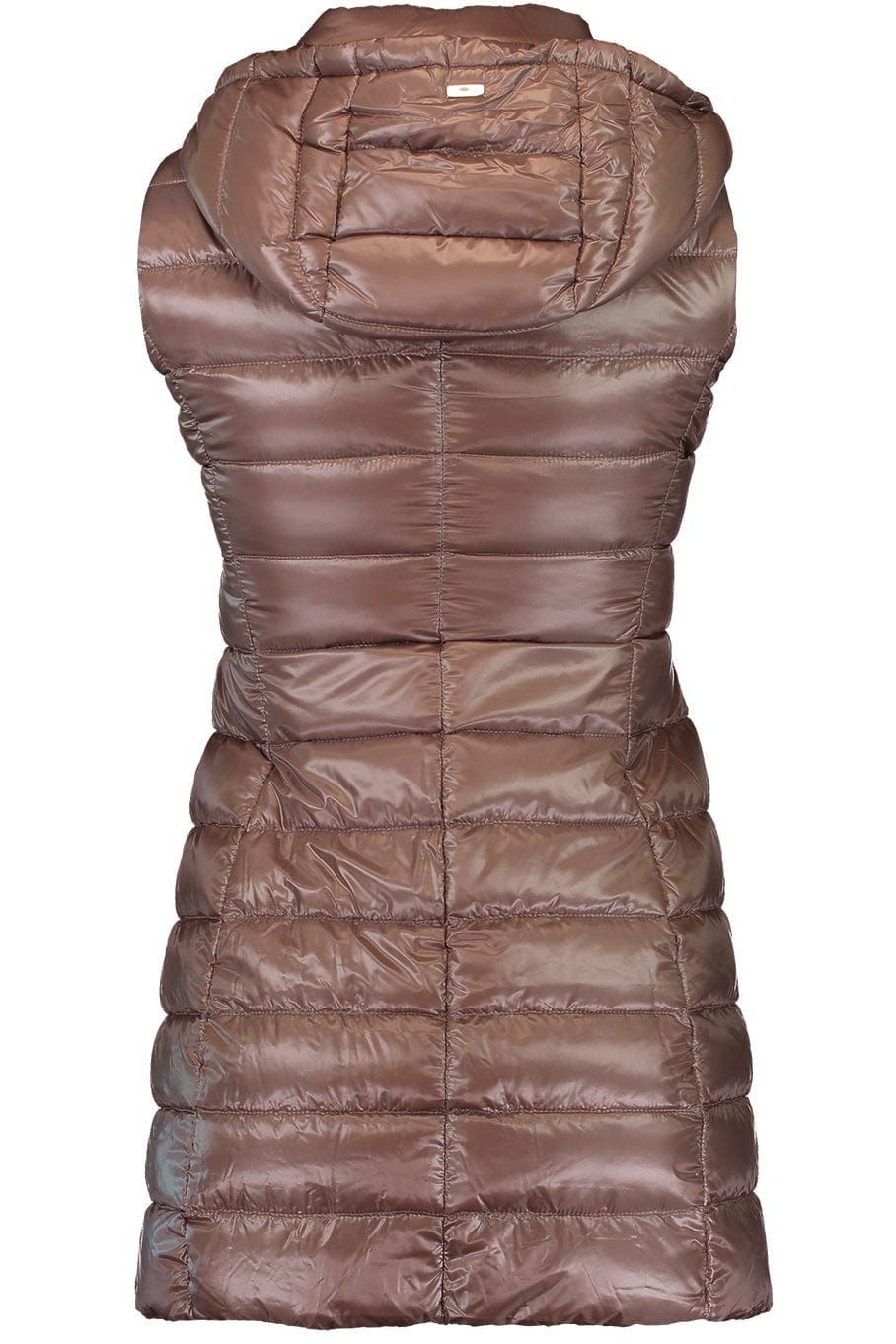 HERNO-Removable Hood Iconico Serena Nylon Ultralight Long Vest-
