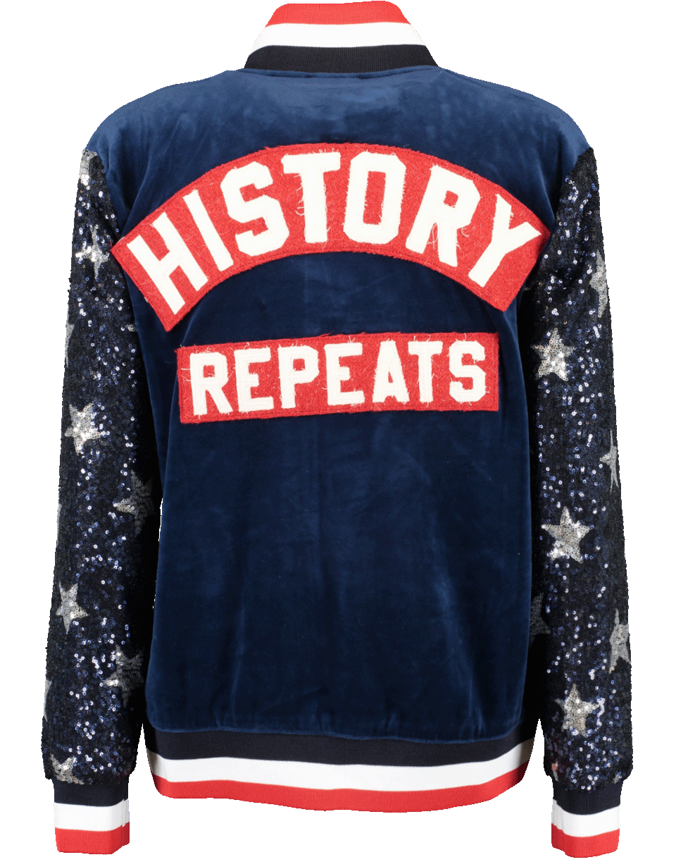 HISTORY REPEATS-Star Sleeve Logo Bomber-