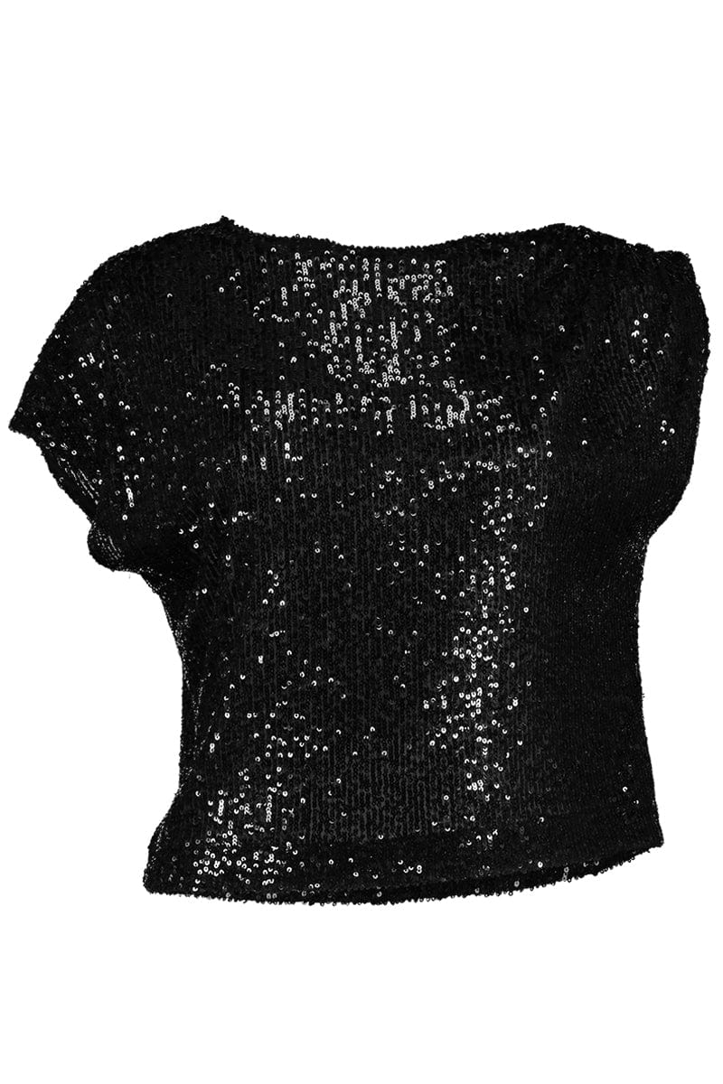 IN THE MOOD FOR LOVE-Biarritz Top - Black-