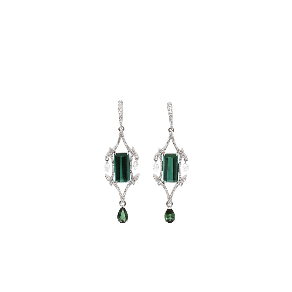 Tourmaline And Diamond Earrings JEWELRYFINE JEWELEARRING INBAR   
