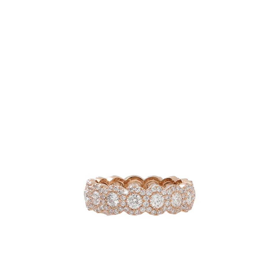 INBAR-Round Diamond Eternity Band-ROSE GOLD