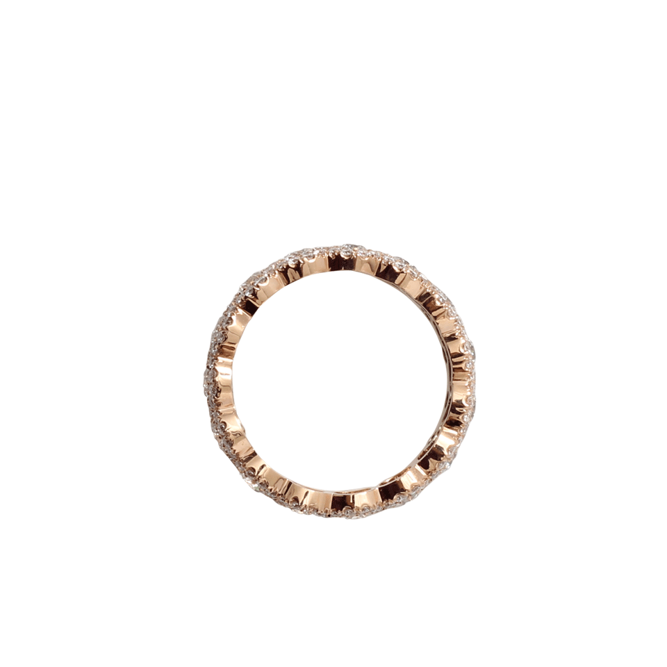 INBAR-Round Diamond Eternity Band-ROSE GOLD