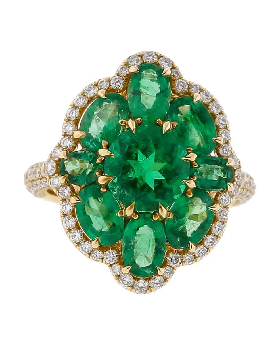 INBAR-Emerald Ring-ROSE GOLD