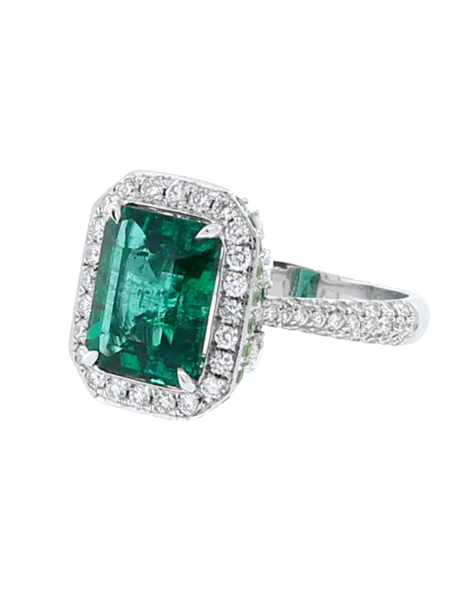 INBAR-Emerald Ring-WHITE GOLD