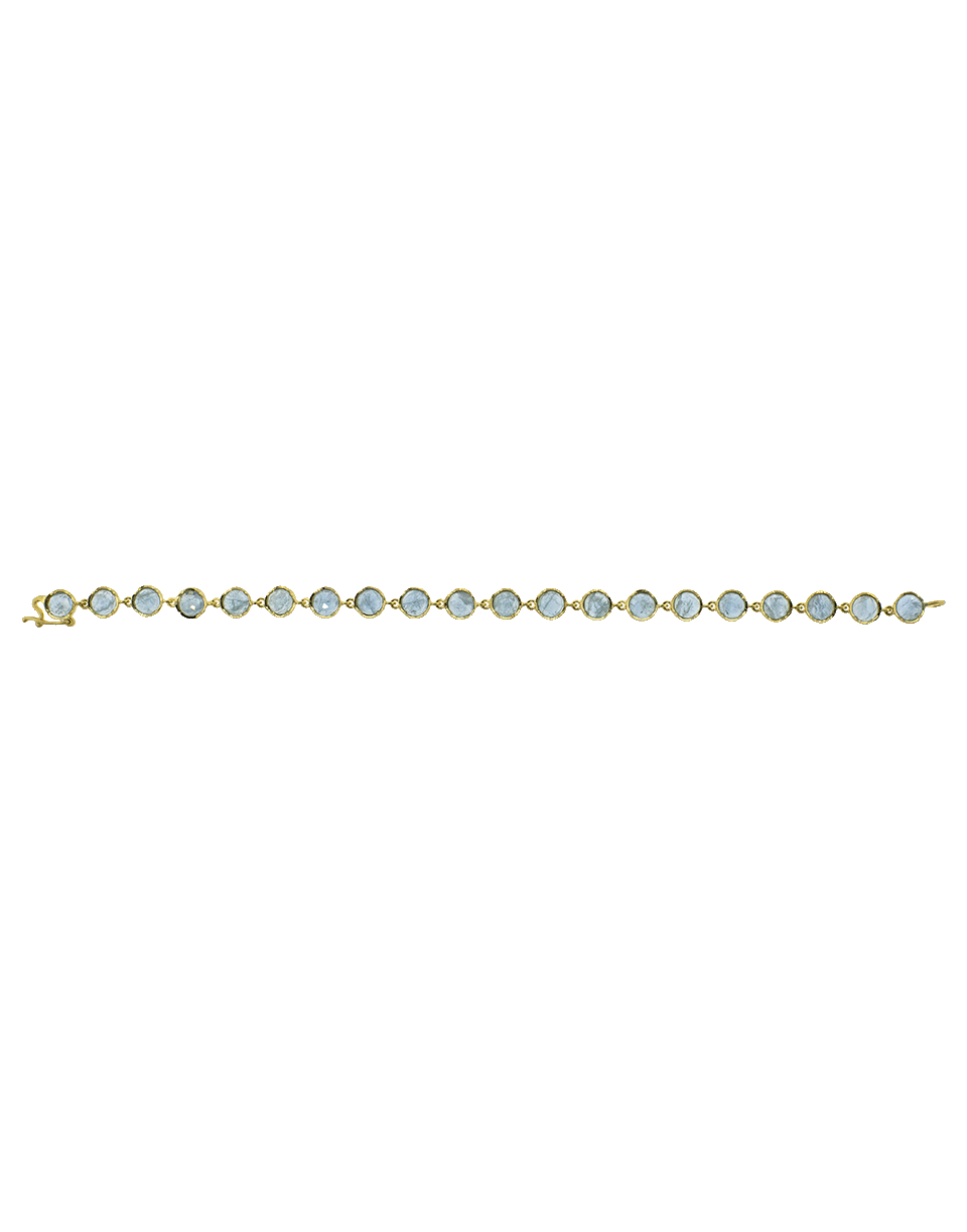 IRENE NEUWIRTH JEWELRY-Fine Aquamarine Bracelet-YELLOW GOLD