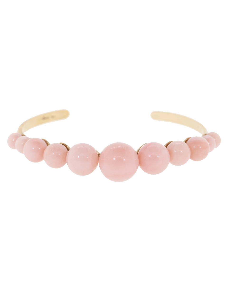 IRENE NEUWIRTH JEWELRY-Pink Opal Sphere Cuff-ROSE GOLD