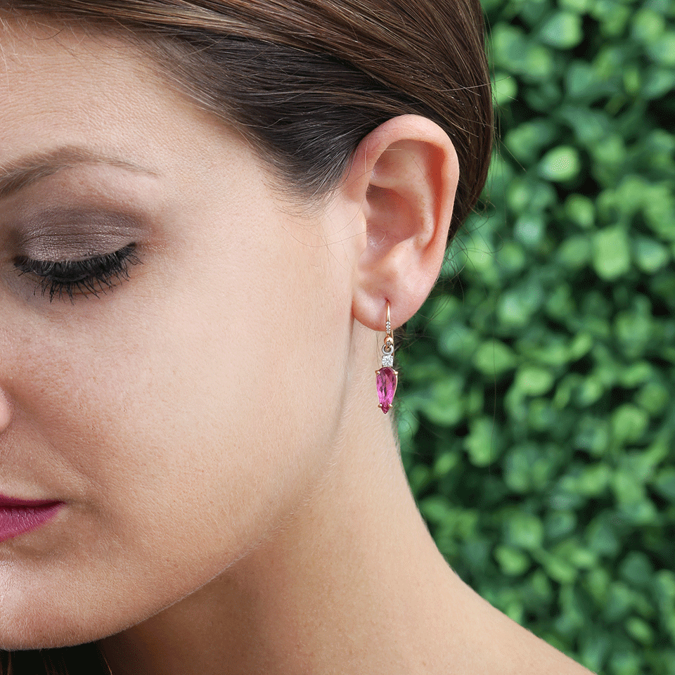 Limited Edition Pink Tourmaline Earrings JEWELRYFINE JEWELEARRING IRENE NEUWIRTH JEWELRY   
