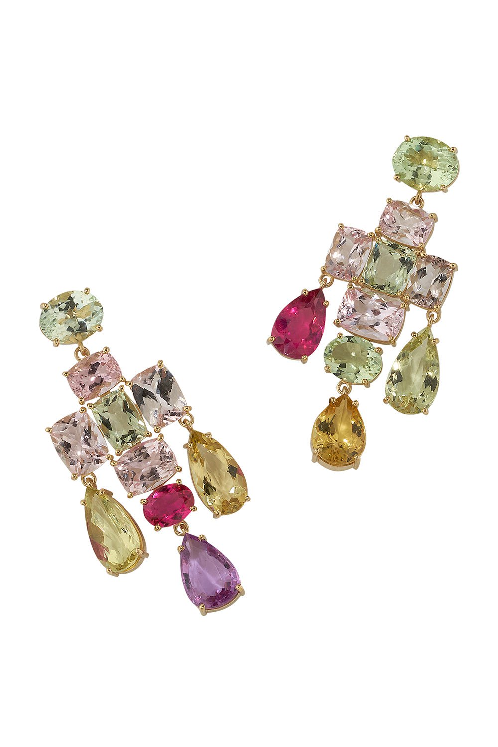 IRENE NEUWIRTH JEWELRY-Gemmy Gem Earrings-YELLOW GOLD