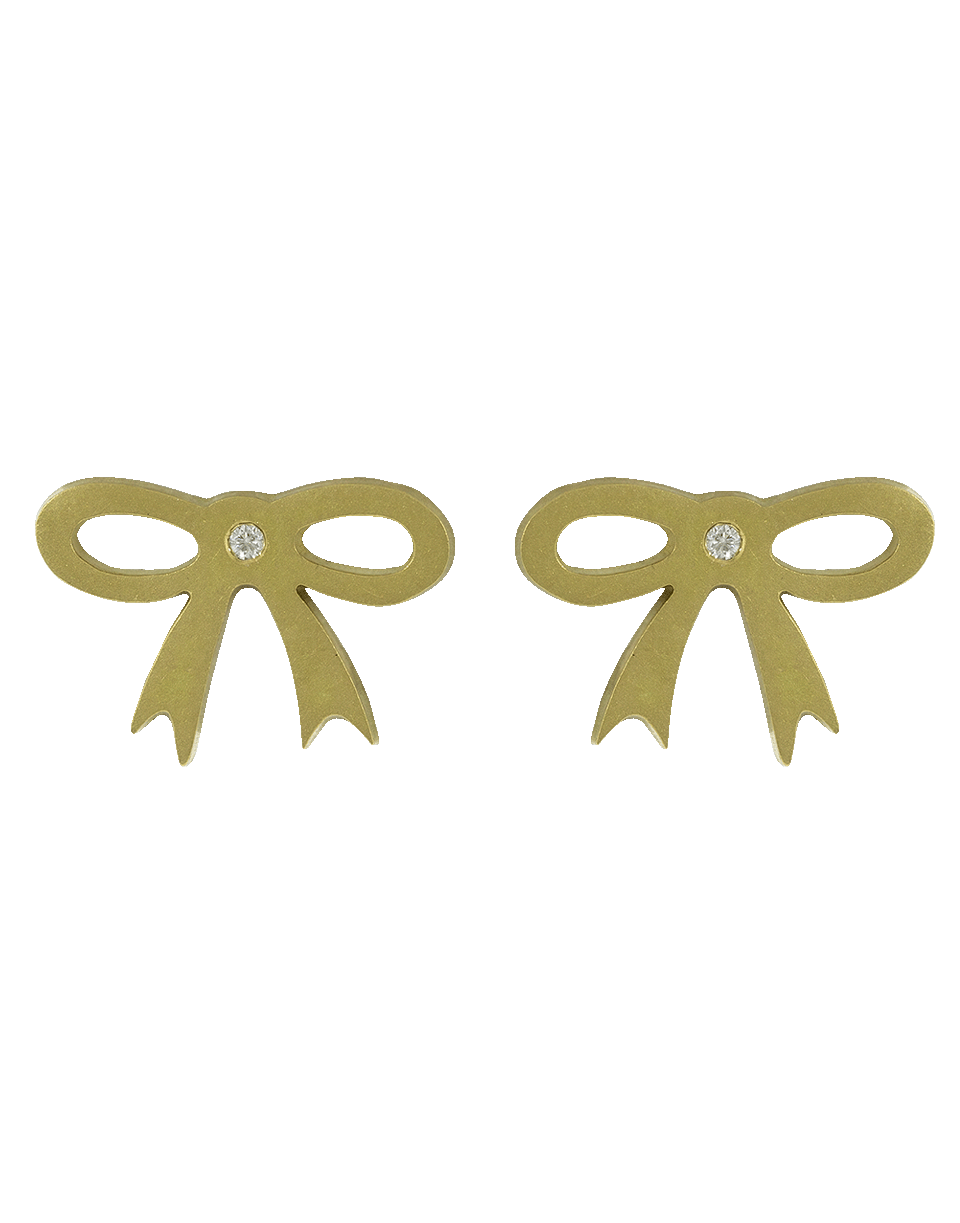 IRENE NEUWIRTH JEWELRY-Bow Stud Earrings-YELLOW GOLD
