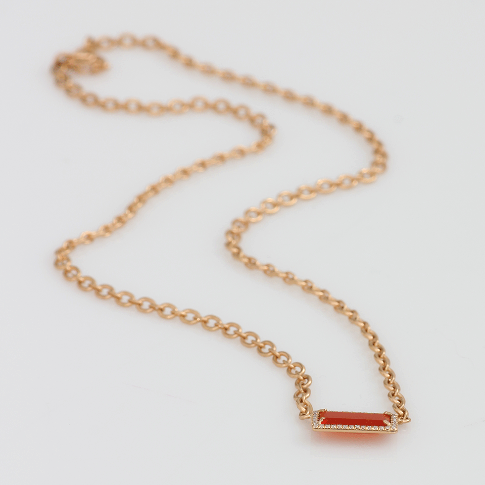 IRENE NEUWIRTH JEWELRY-Limited Edition Fire Opal Necklace-ROSE GOLD