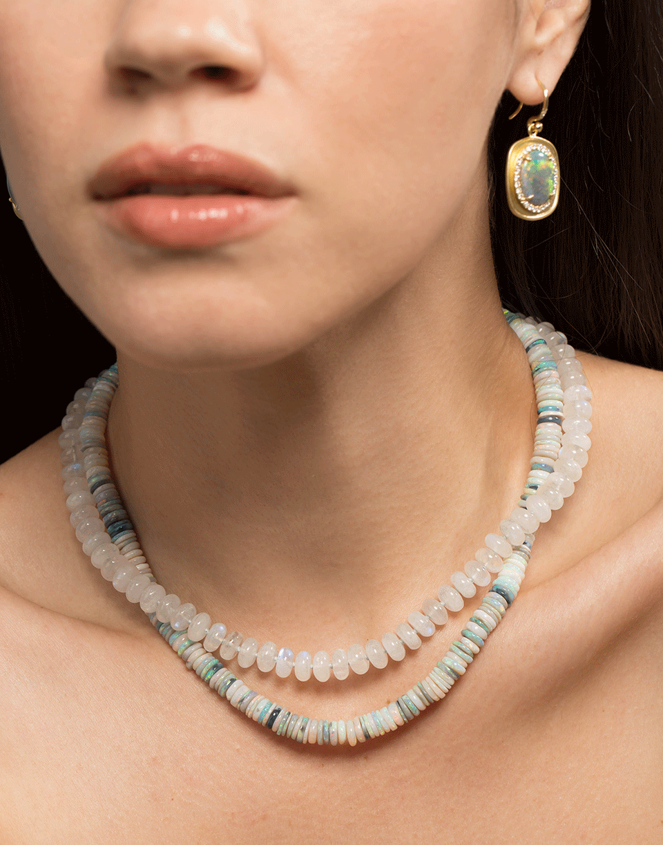 IRENE NEUWIRTH JEWELRY-Opal Bead Necklace-ROSE GOLD