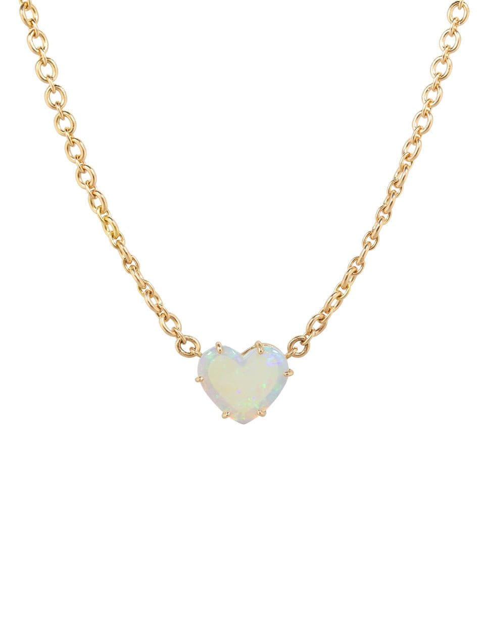 IRENE NEUWIRTH JEWELRY-Opal Heart Necklace 2.08cts-ROSE GOLD