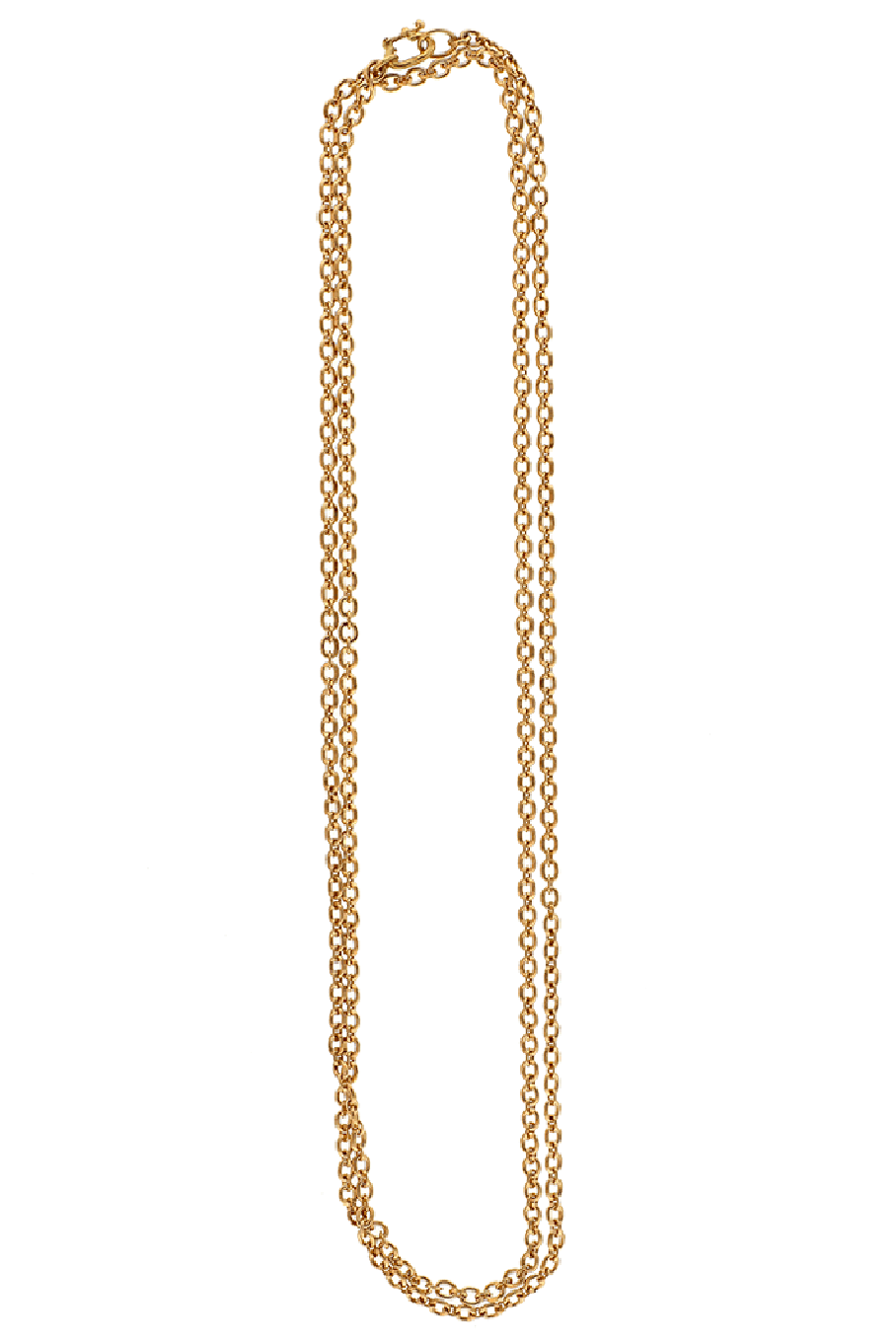 IRENE NEUWIRTH JEWELRY-Tiny Oval Link Chain Necklace-