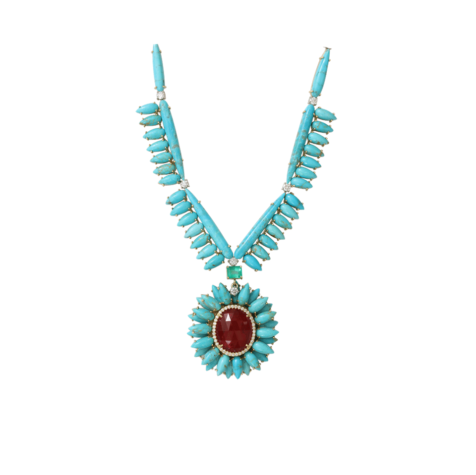 Kingman Turquoise Necklace JEWELRYFINE JEWELNECKLACE O IRENE NEUWIRTH JEWELRY   