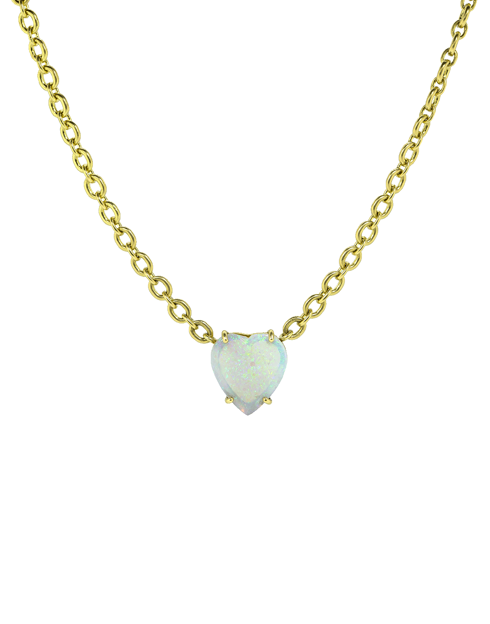 IRENE NEUWIRTH JEWELRY-Opal Heart Necklace-YELLOW GOLD