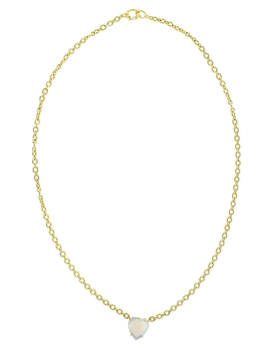 IRENE NEUWIRTH JEWELRY-Opal Heart Necklace-YELLOW GOLD