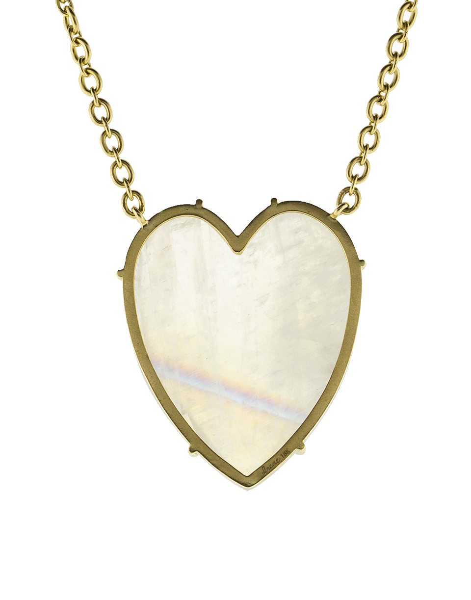 Rainbow Moonstone Heart Necklace JEWELRYFINE JEWELNECKLACE O IRENE NEUWIRTH JEWELRY   