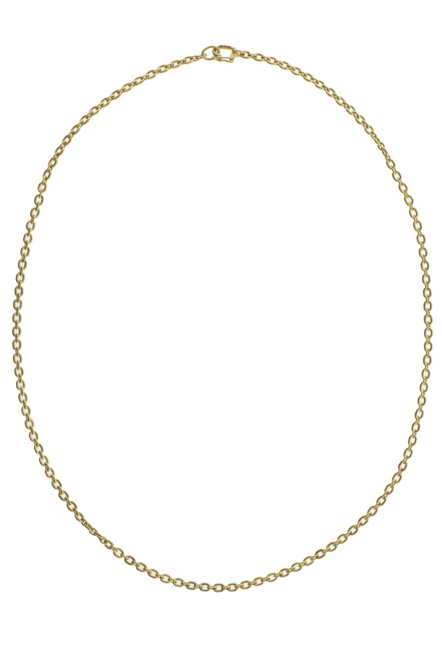 IRENE NEUWIRTH JEWELRY-Tiny Oval Link Chain-YELLOW GOLD