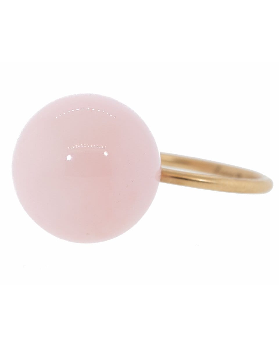 IRENE NEUWIRTH JEWELRY-Pink Opal Sphere Ring-ROSE GOLD