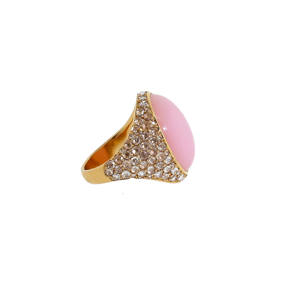 Pink Opal And Diamond Ring JEWELRYFINE JEWELRING IRENE NEUWIRTH JEWELRY   