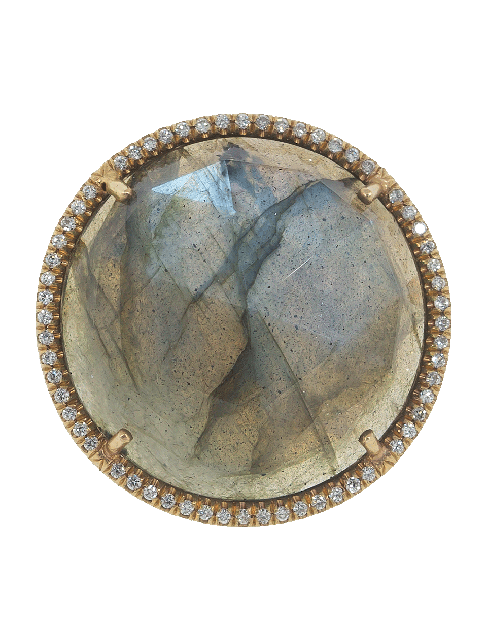IRENE NEUWIRTH JEWELRY-Rose Cut Labradorite Ring-ROSE GOLD