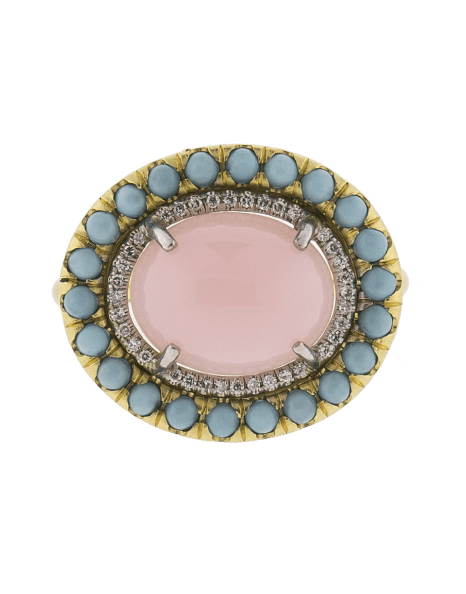 IRENE NEUWIRTH JEWELRY-Pink Opal Ring-YELLOW GOLD