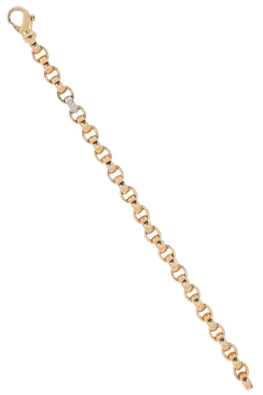 ISABELLE FA-ChaCha Pave Bracelet-YELLOW GOLD