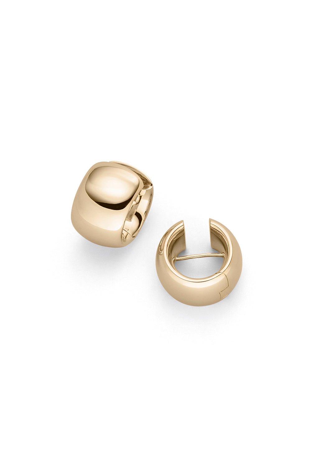 ISABELLE FA-Ellipse Creole Earrings-ROSE GOLD