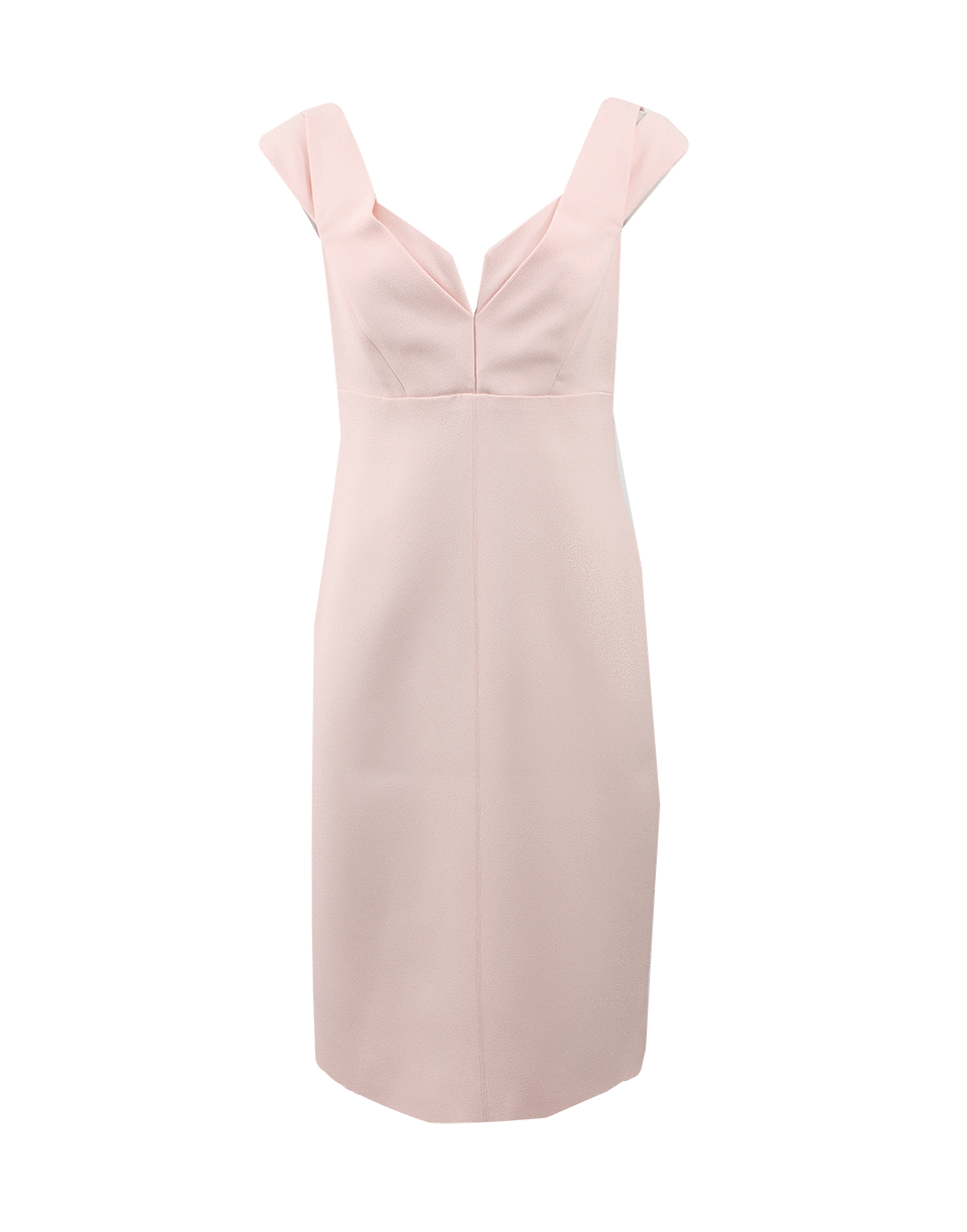 J MENDEL-Off-The-Shoulder Cocktail Dress-