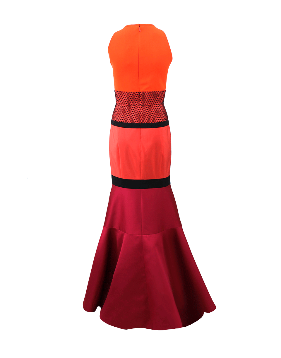 Multi-Color Halter Gown CLOTHINGDRESSGOWN J MENDEL   