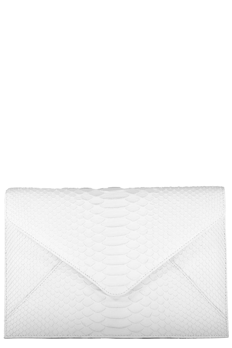 Envelope Clutch - White HANDBAGCLUTCHES JADA LOVELESS   