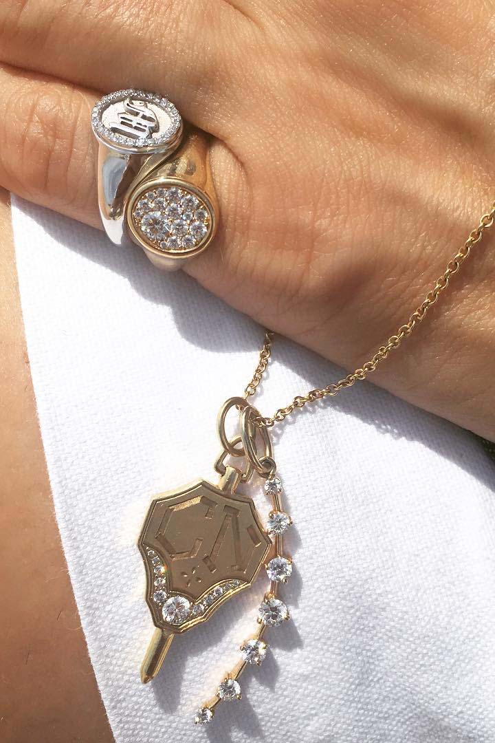 Mini Heart Pave Diamond Signet Ring – RW Fine Jewelry