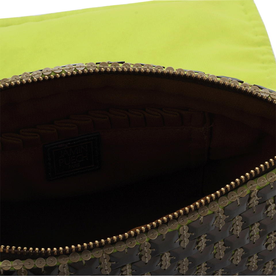JAMIN PUECH-Tsuga Embroidered Bag-CAMEL