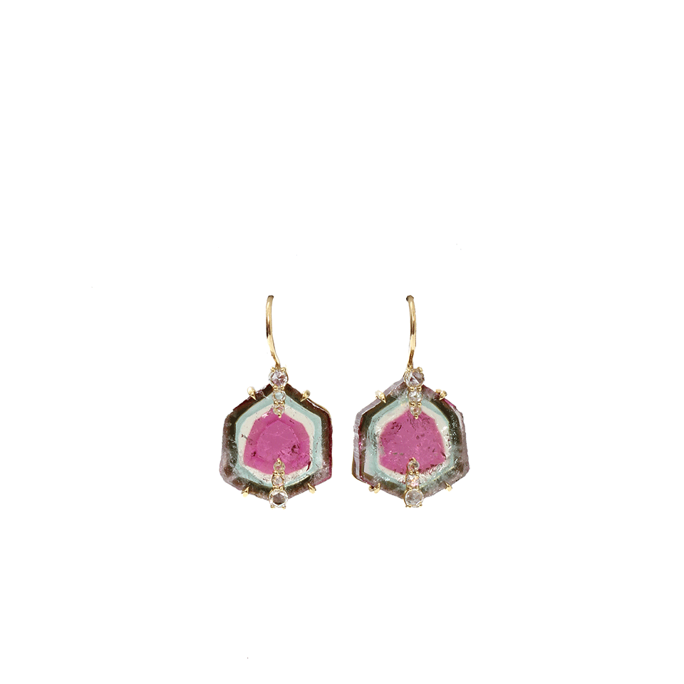 JEMMA WYNNE-Tourmaline Drop Earrings With Rose Cut Diamond Pave-YELLOW GOLD