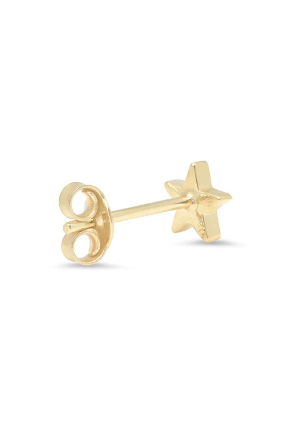 JENNIFER MEYER-Mini Star Studs-YELLOW GOLD