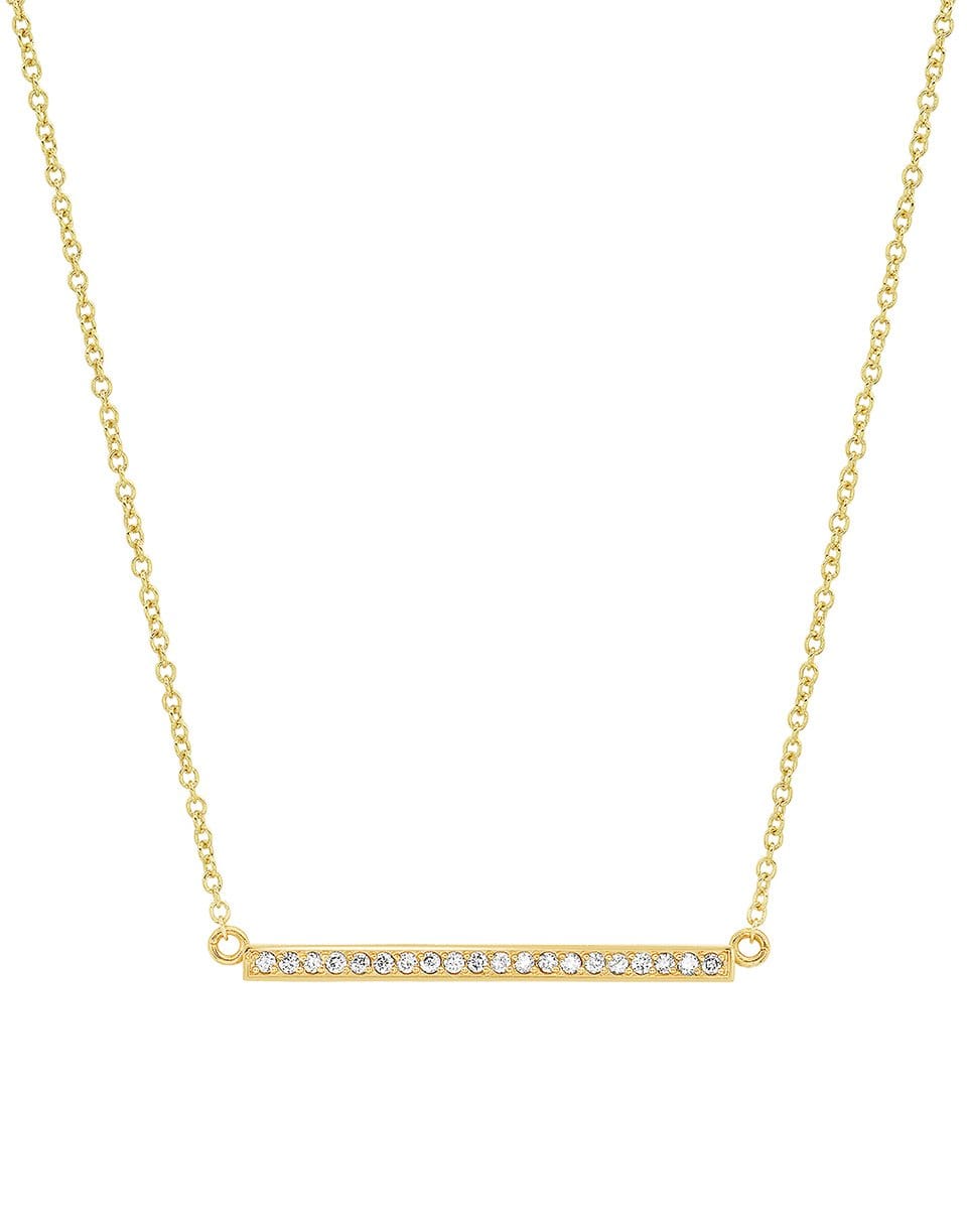 JENNIFER MEYER-Diamond Stick Necklace-YELLOW GOLD